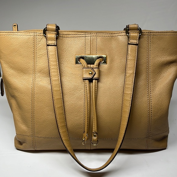 Clarks Handbags - Clarks Beige Leather Handbag